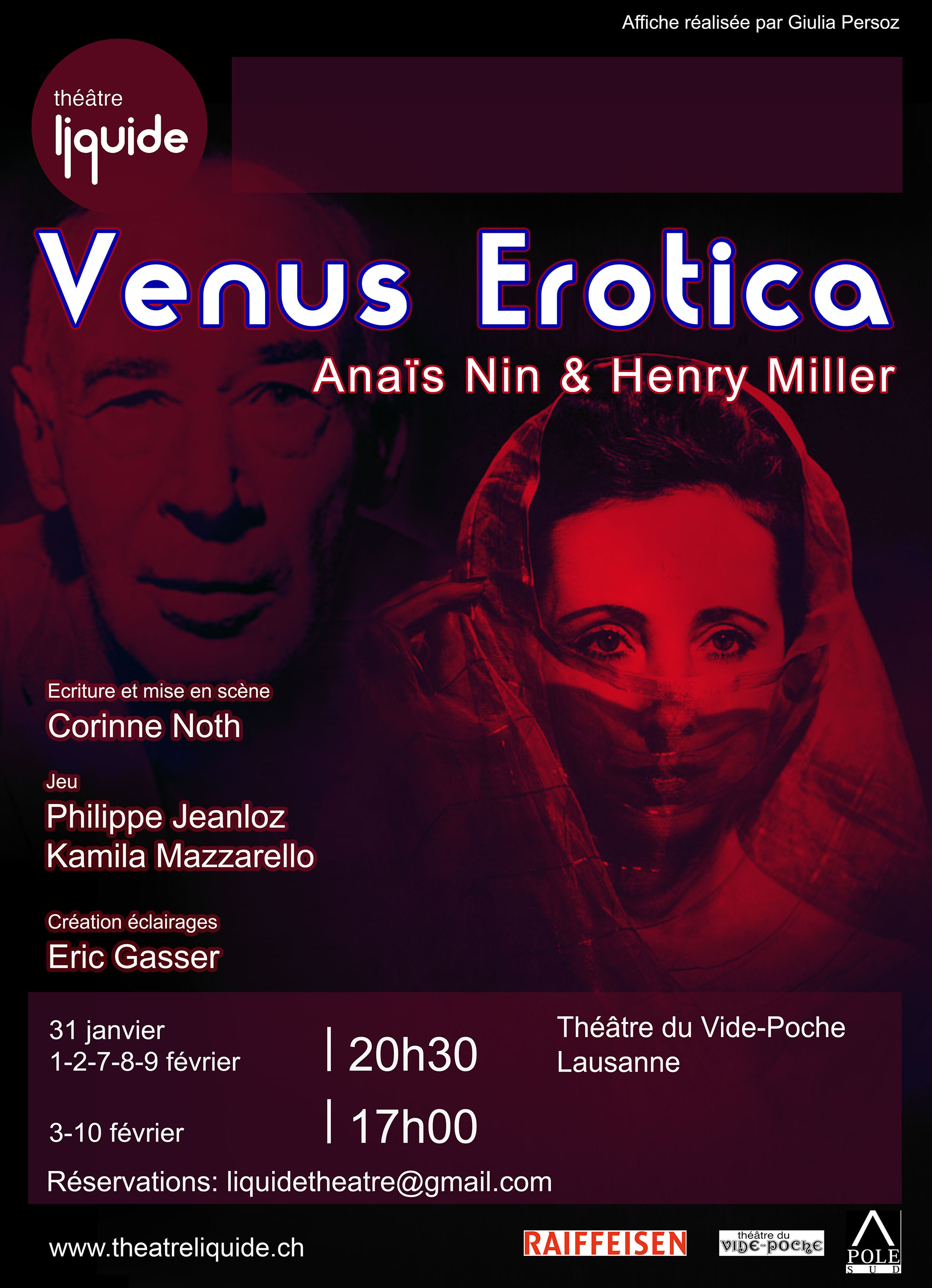 Affiche du spectacle (cliquez pour agrandir) Affiche du spectacle (cliquez pour agrandir)
